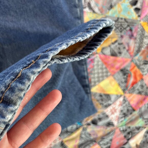 Wrangler Womens Flannel Lined Blue Jeans "Real as Wrangler" 10x30 - Picture 7 of 8